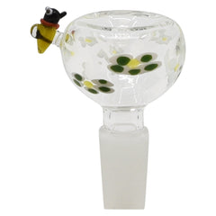 14mm Blown Petal Glass Bowl M15