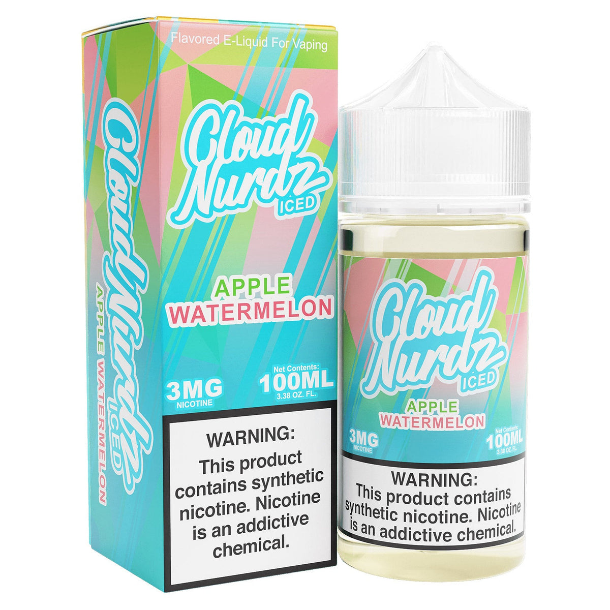 Cloud Nurdz 100mL Watermelon Apple ICED