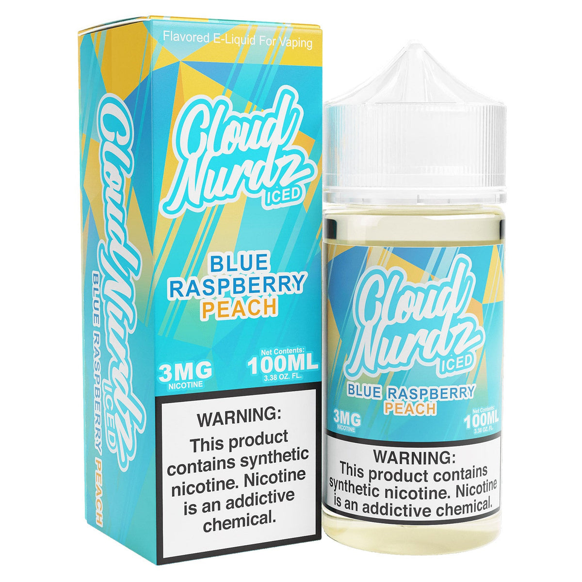 Cloud Nurdz 100mL Peach Blue Razz ICED