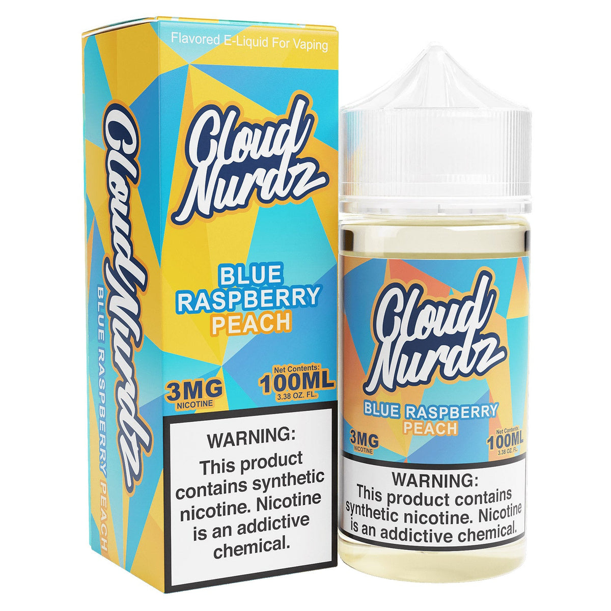 Cloud Nurdz 100mL Peach Blue Razz