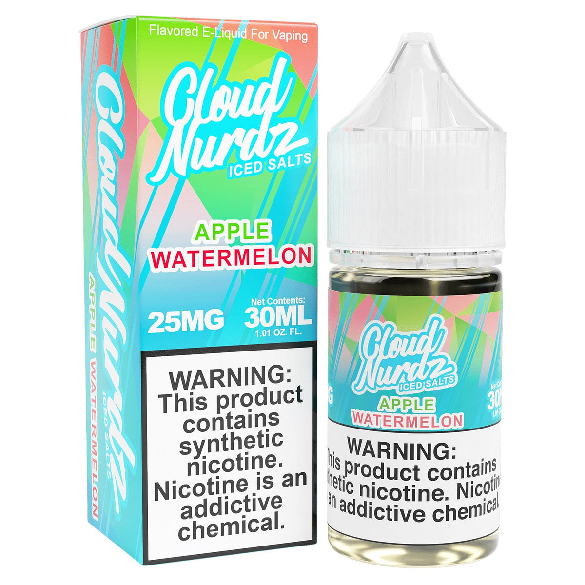 Cloud Nurdz 30mL Watermelon Apple ICED