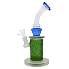 10.2" 430gr Frosted Two-Toned Waterpipe B1