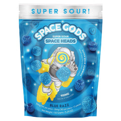 Space Gods Super Sour Space Heads 900mg CBD + THC Gummies 15ct