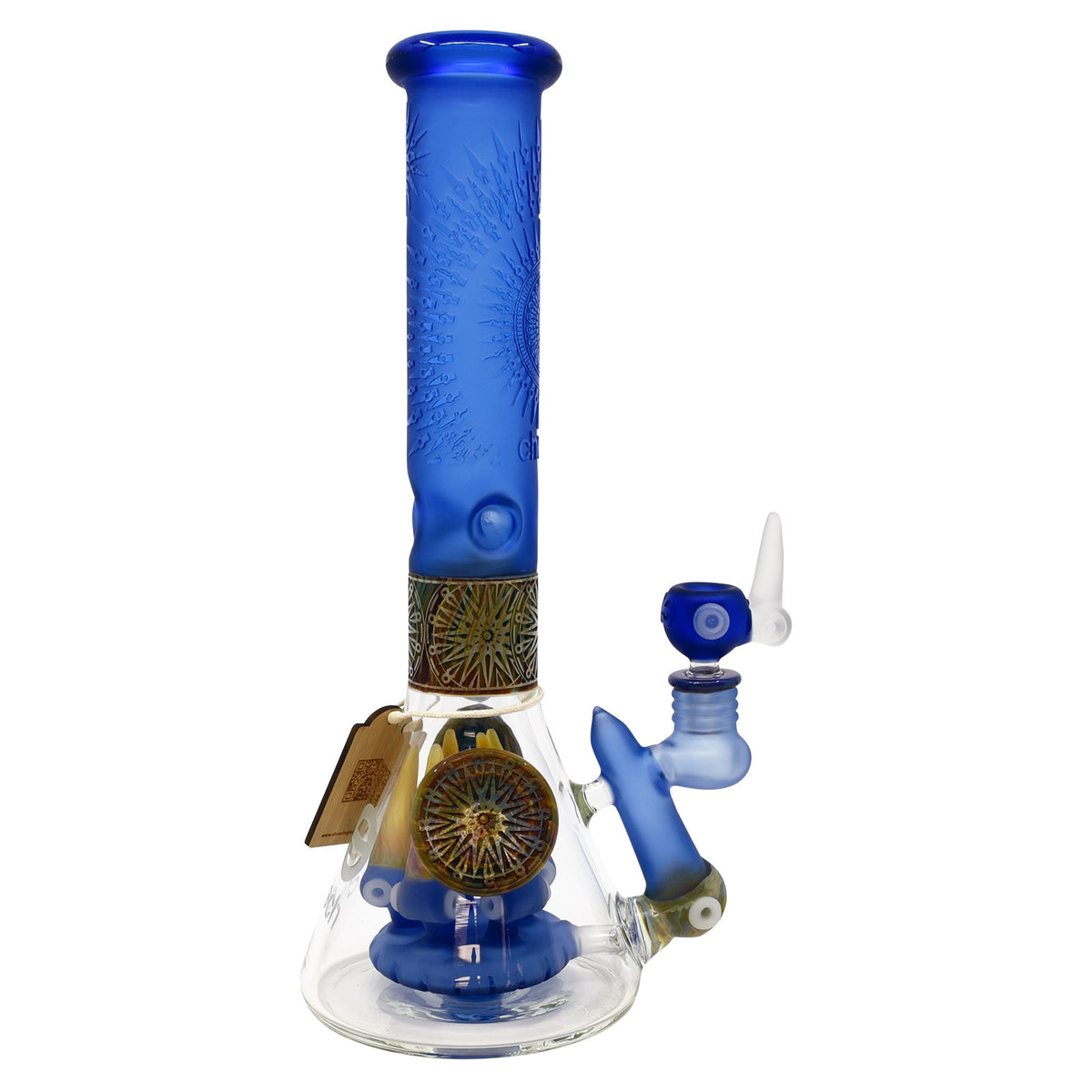 You can See me Sandblast Beaker CHE-278 Blue