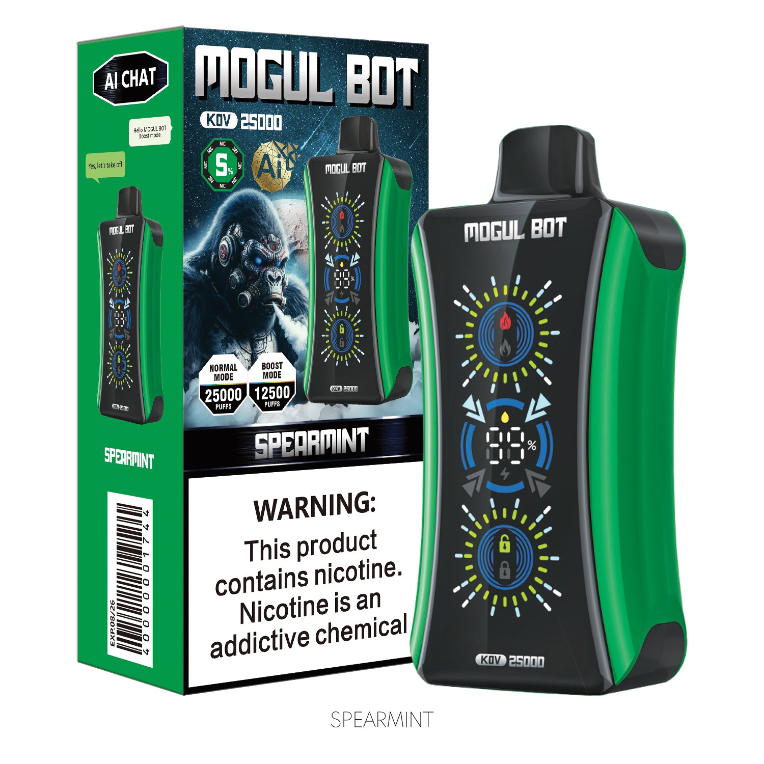 MOGUL BOT KOV25000 Disposable 5%