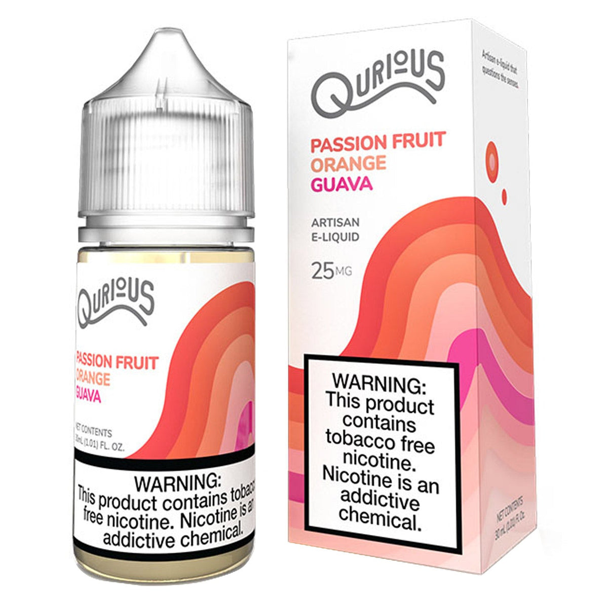 Qurious Synthetic 30mL Passion Fruit Orange Guava