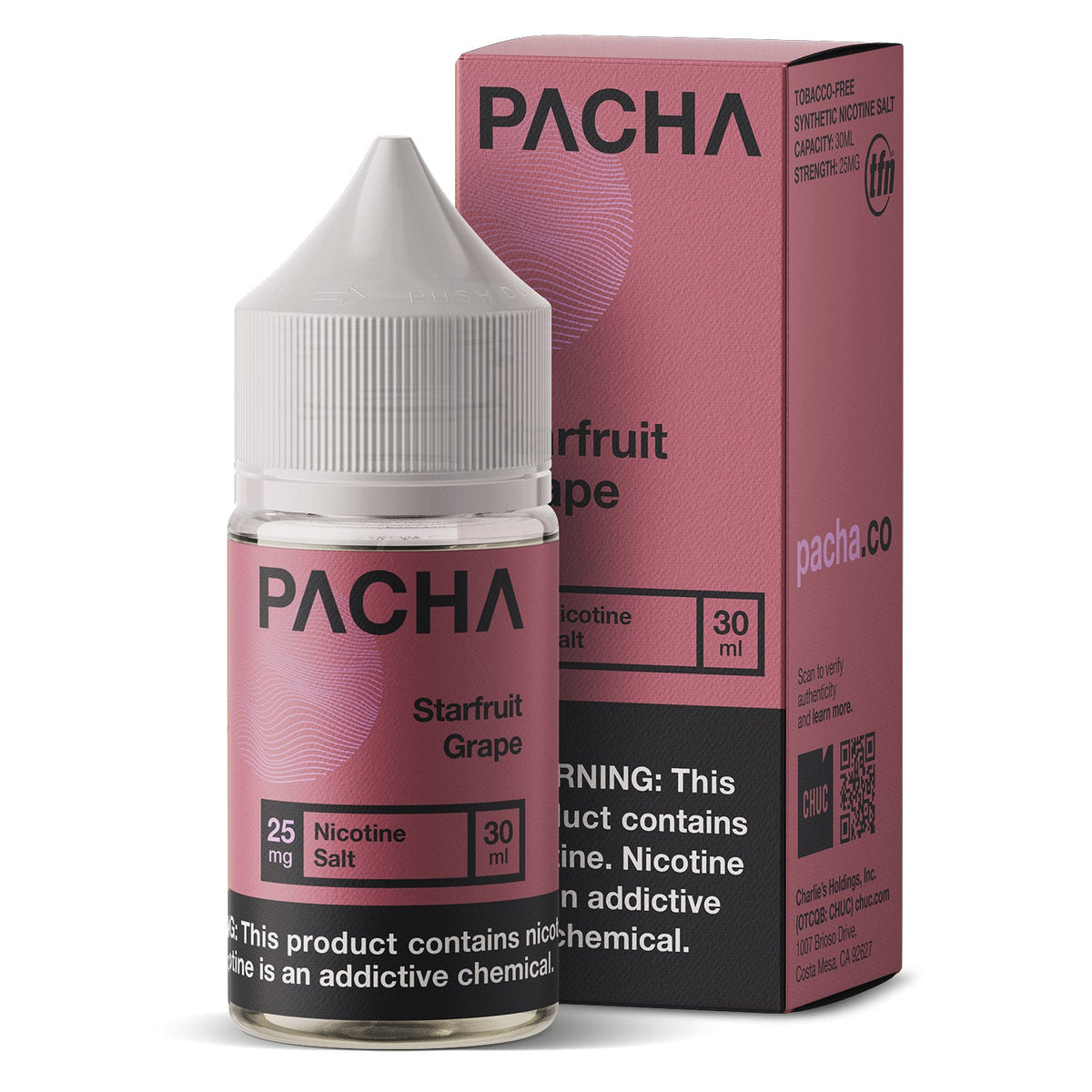 Pacha Mama 30mL Starfruit Grape Salt