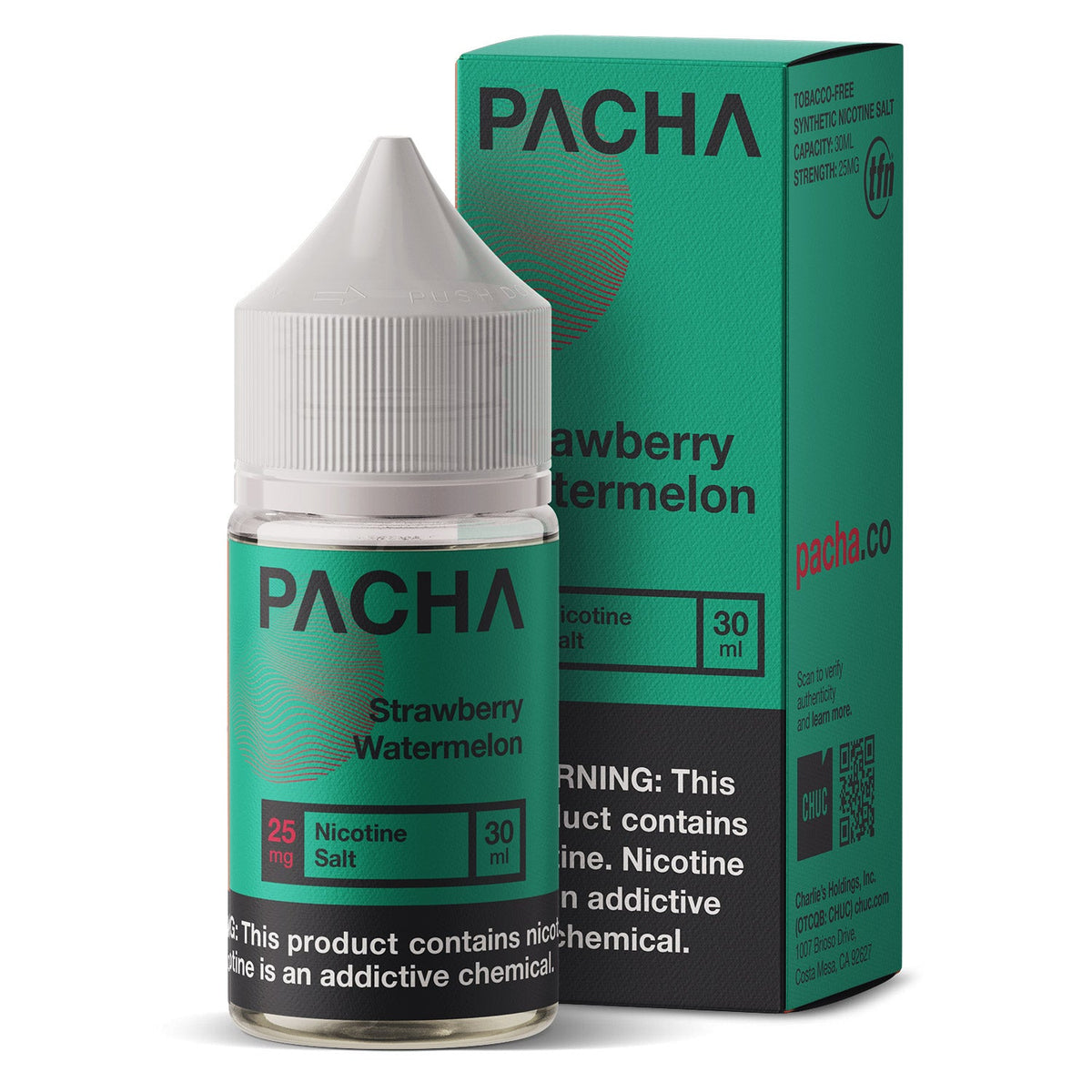 Pacha Mama 30mL Strawberry Watermelon Salt