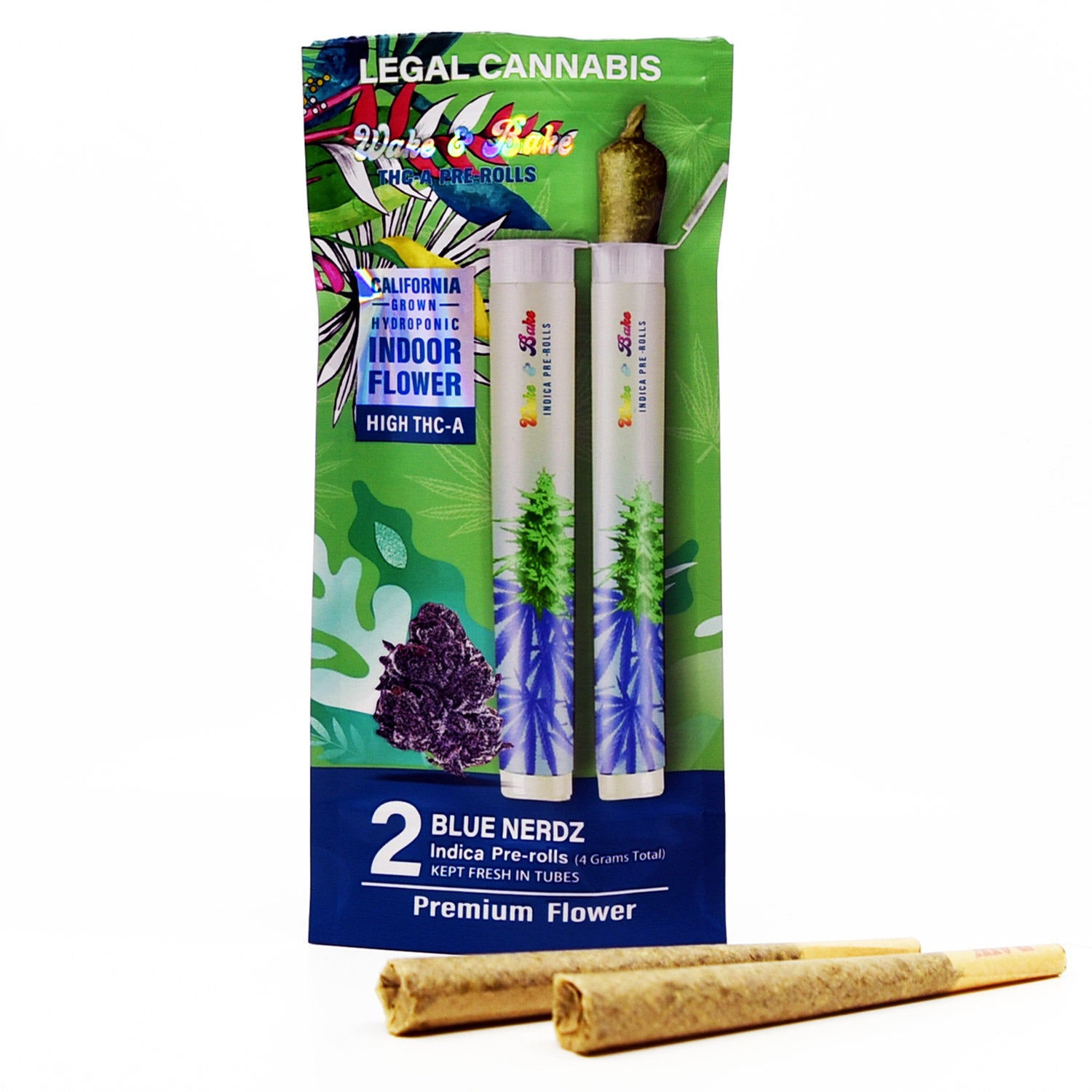 Wake & Bake THC-A Pre Roll 2pck