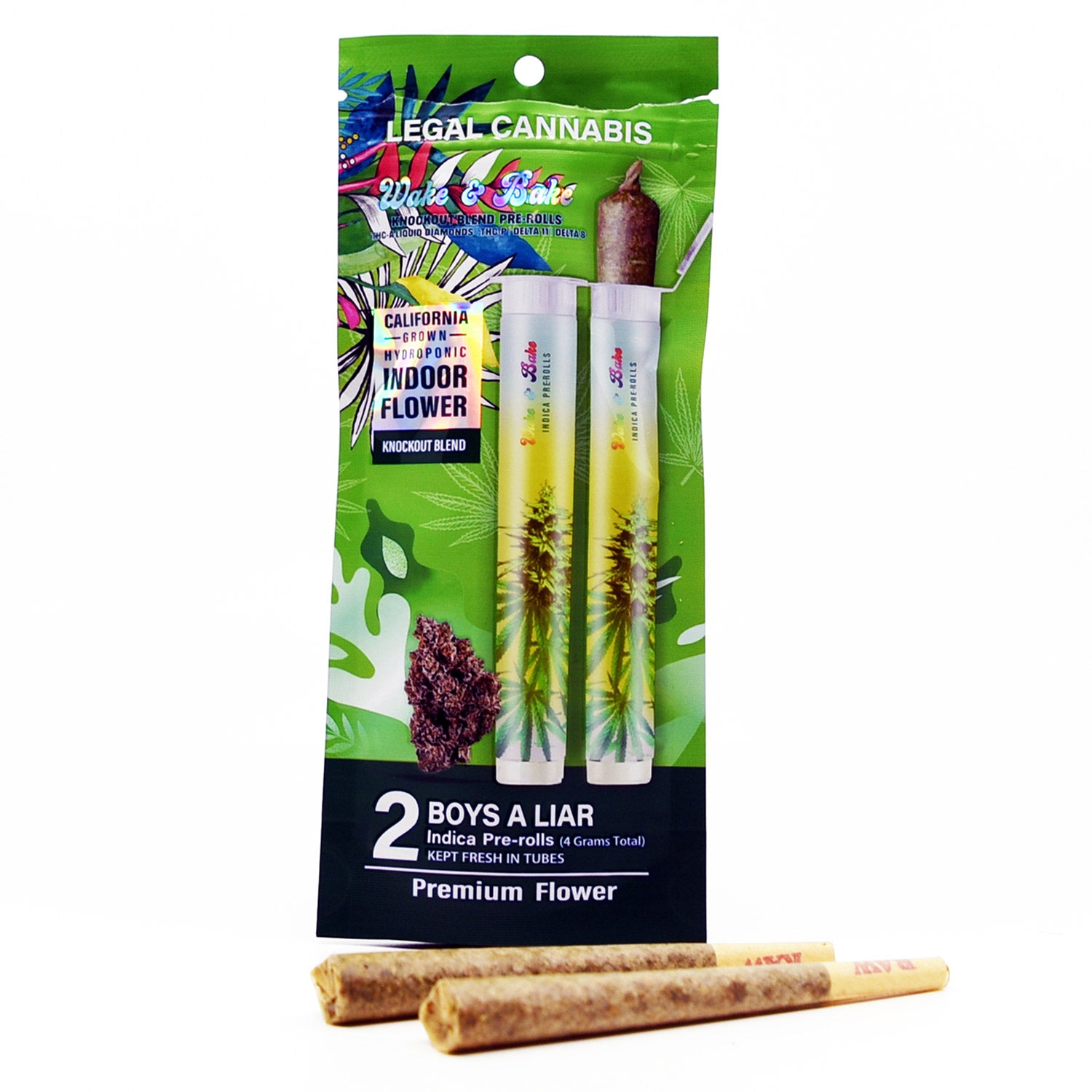 Wake & Bake THC-A Pre Roll 2pck