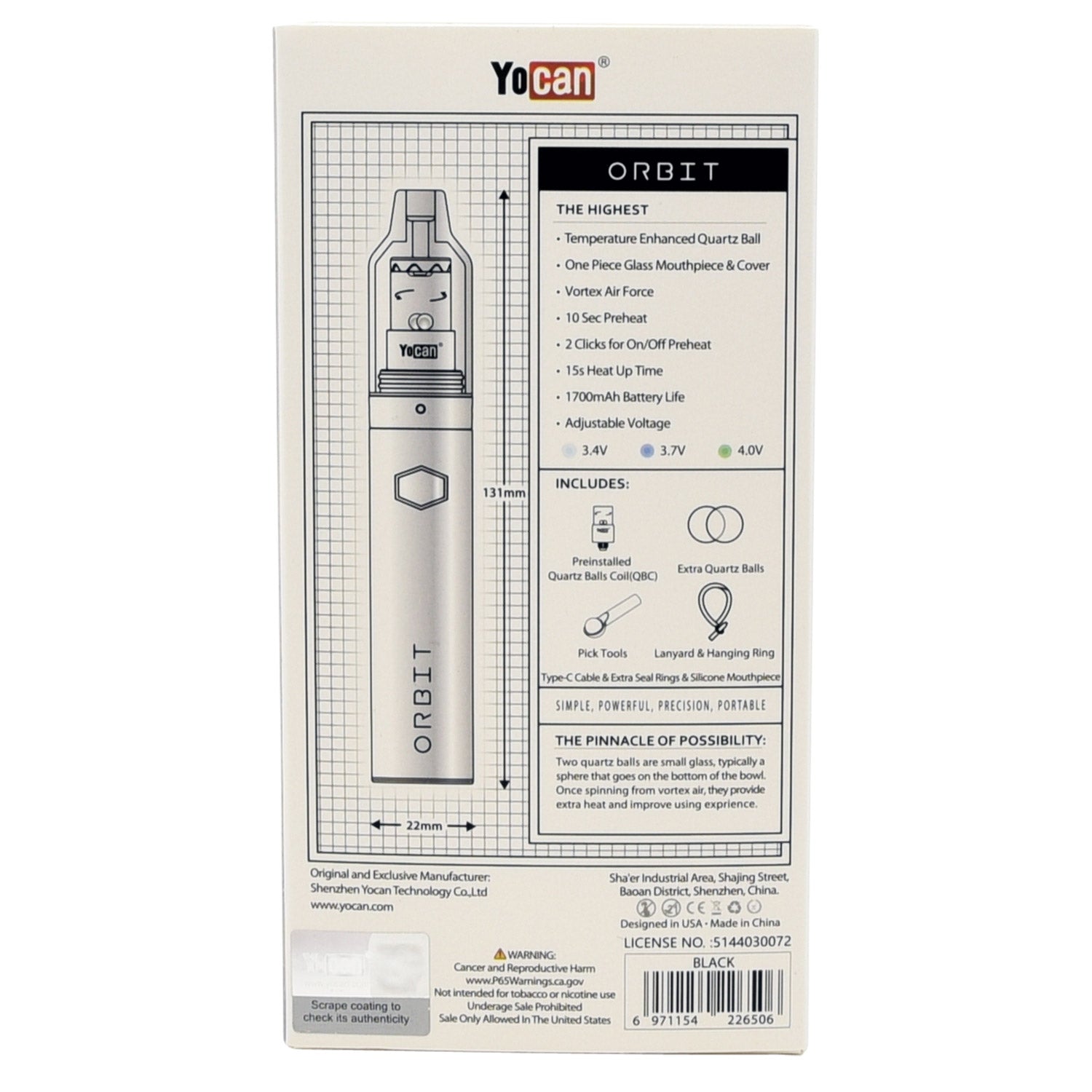 Yocan Orbit Vaporizer