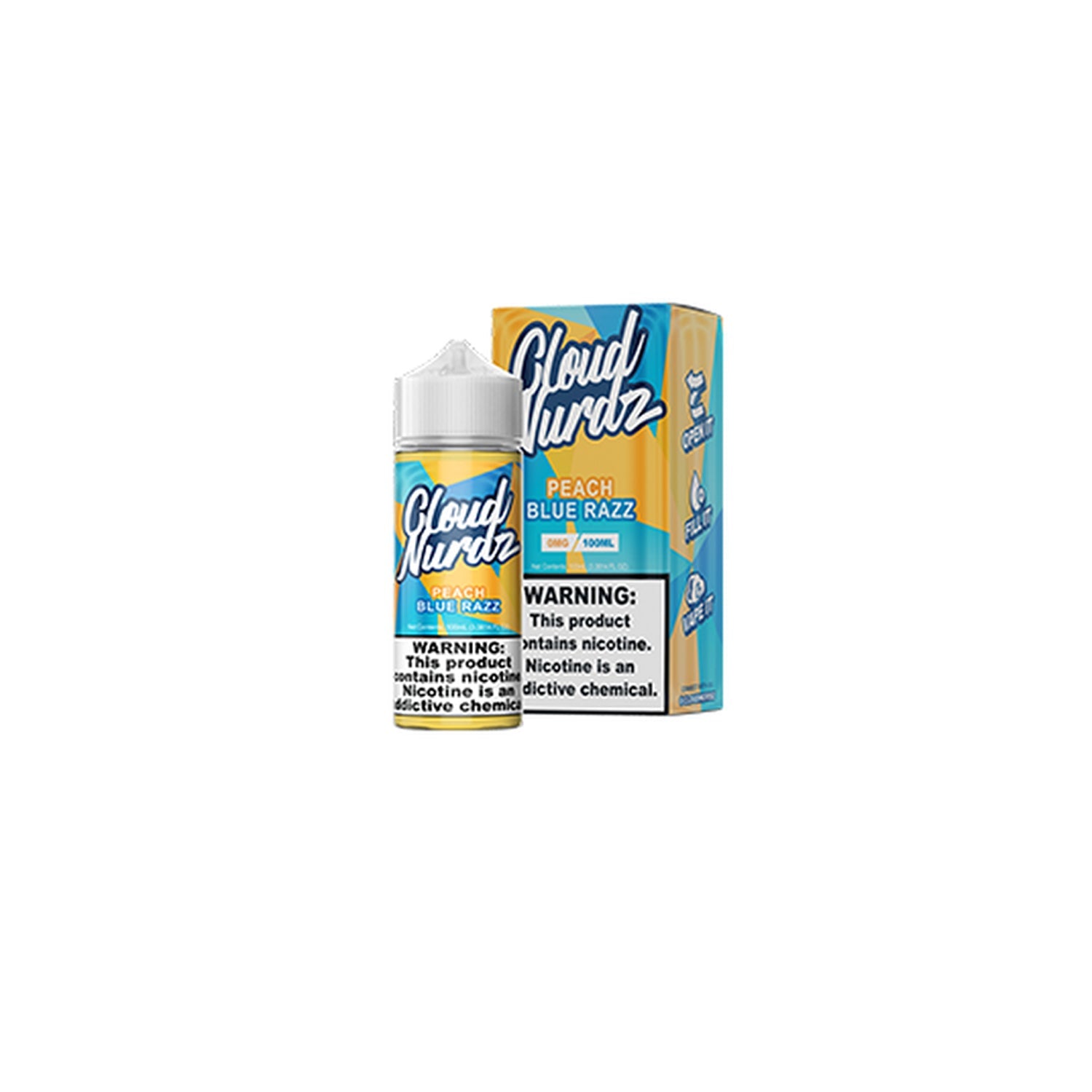 Cloud Nurdz 100mL Peach Blue Razz