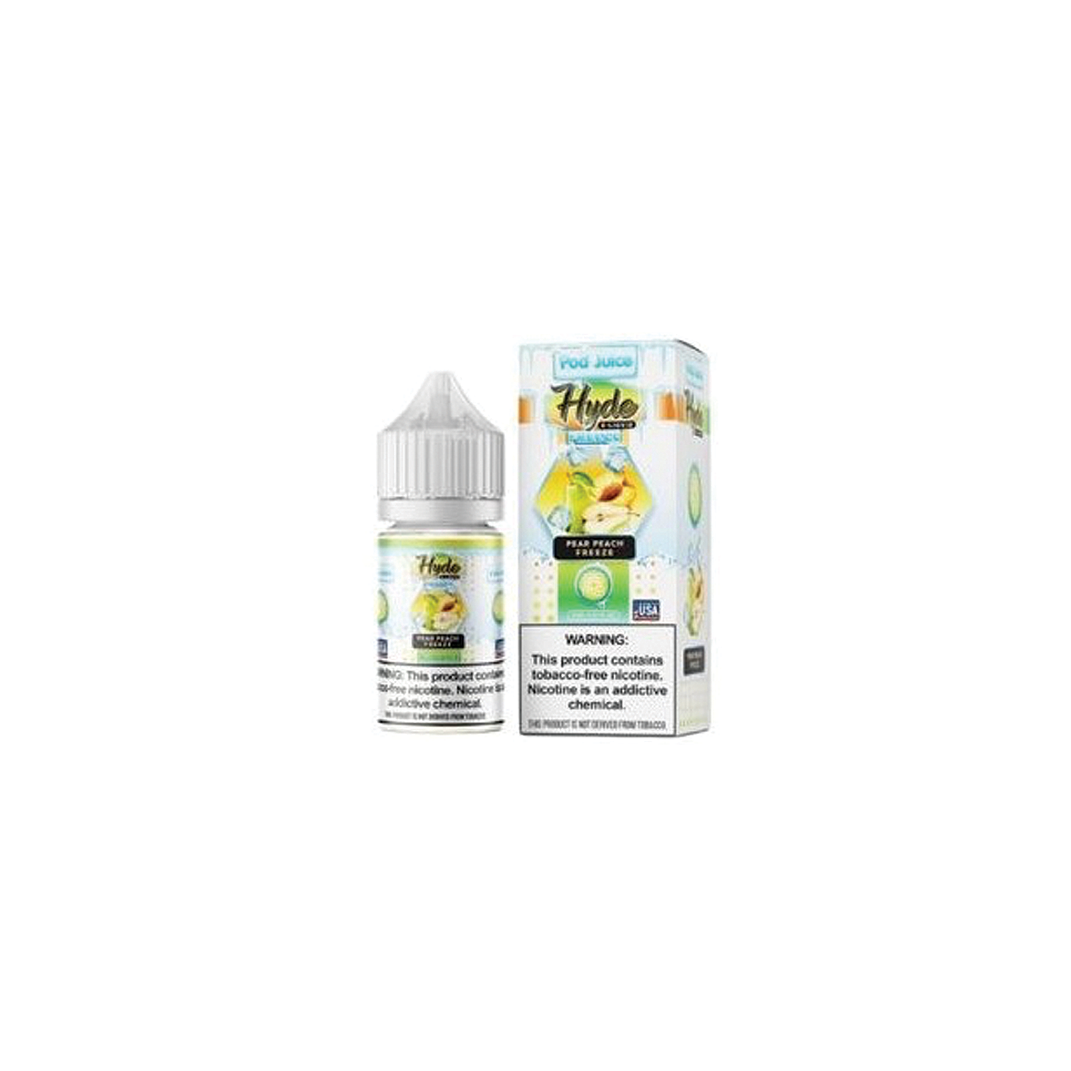 Pod Juice x Hyde 30mL Peach Pear Freeze