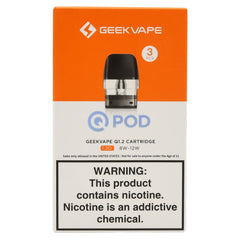 Geekvape Q Replacement Pod 1.2ohm 3pck