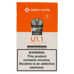 Geekvape Aegis U Replacement Pod 1.1ohm 3 pck