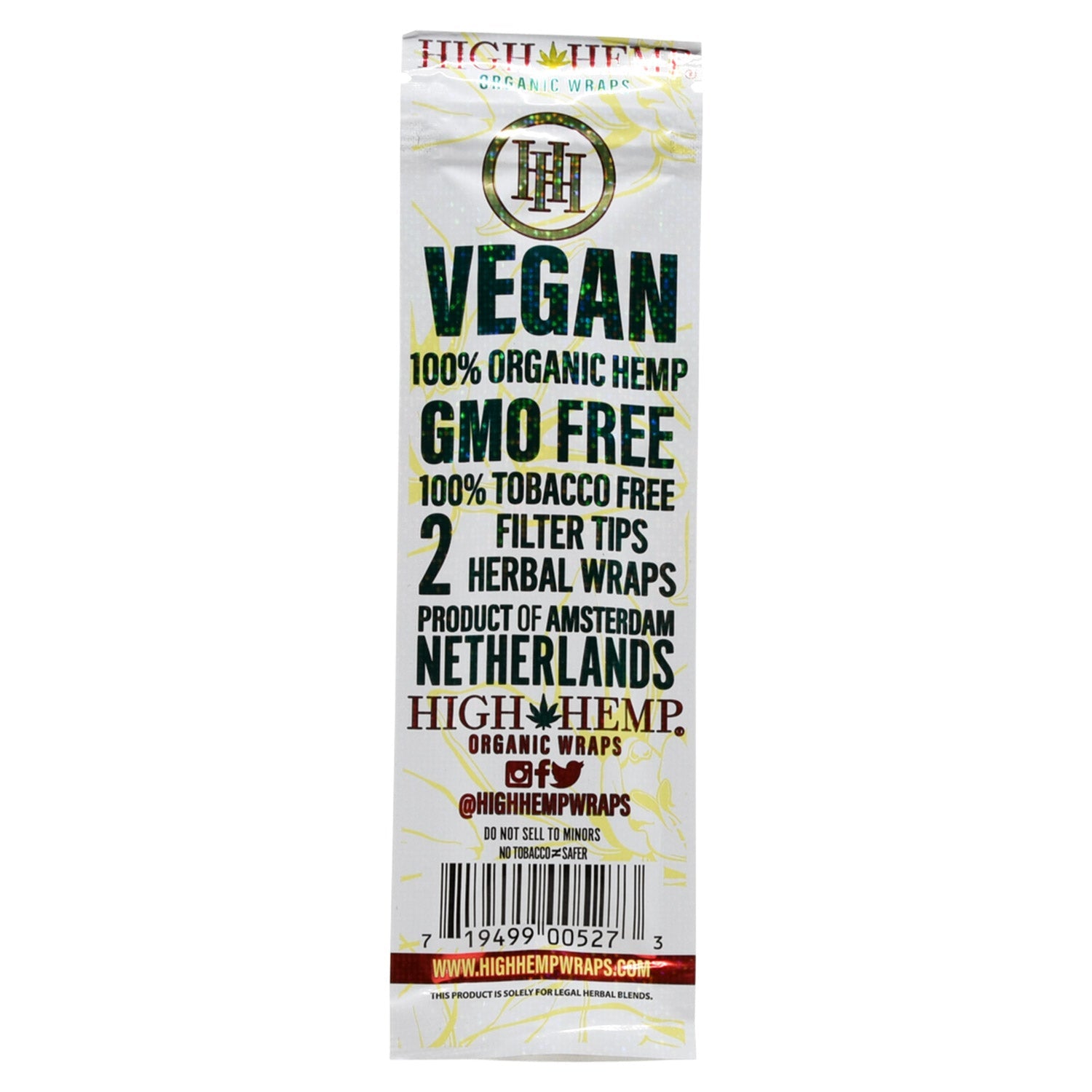 High Hemp - Organic Hemp Wraps 2ct