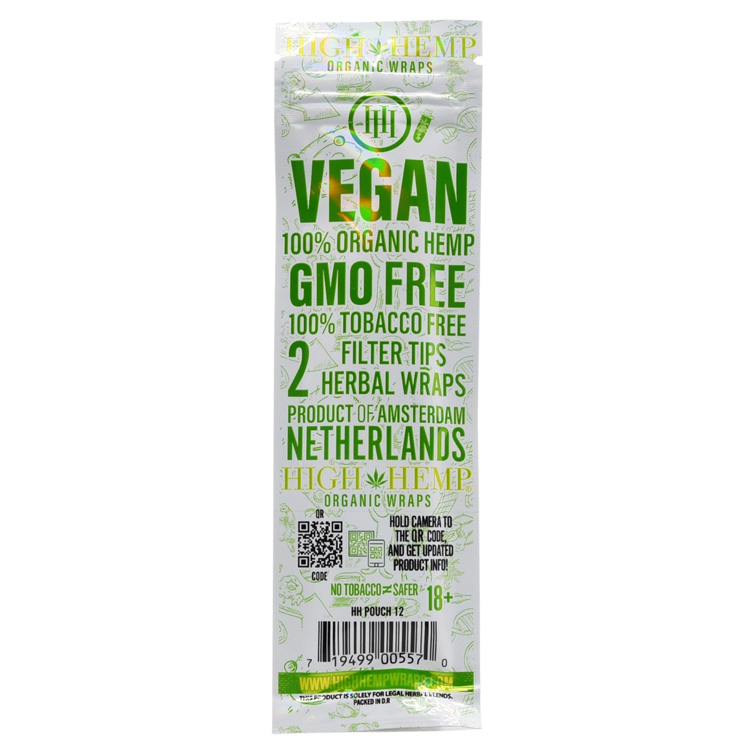 High Hemp - Organic Hemp Wraps 2ct