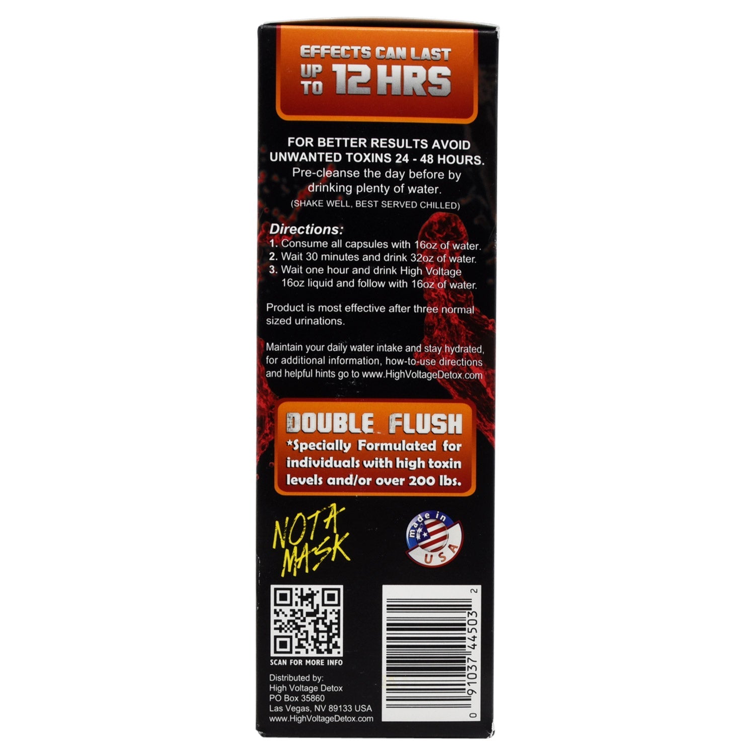 High Voltage 16oz Detox Double Flush