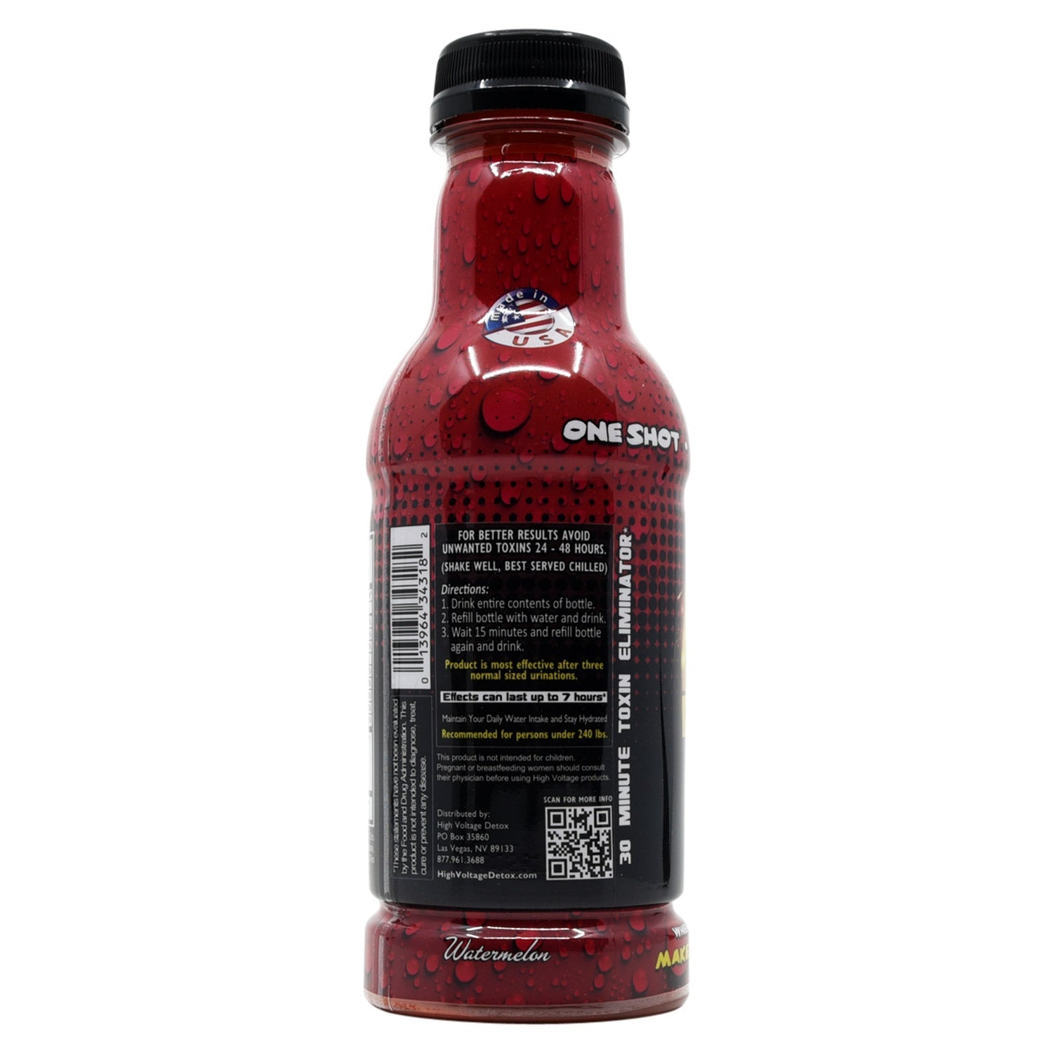 High Voltage 16oz Detox Double Flush